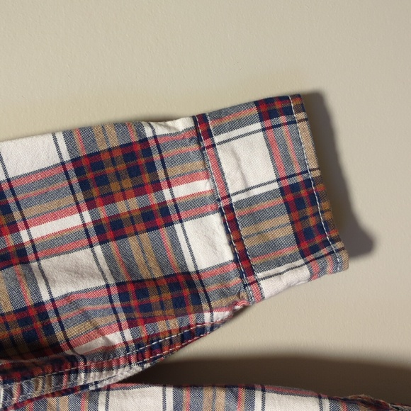 L.O.O.G Toddler Child Collared Long-sleeved Plaid Shirt Size 5-6 Years - Picture 3 of 9